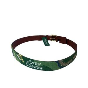 2026 Masters New 32 Smathers Branson Amen Corner Golf Belt Needlepoint Augusta